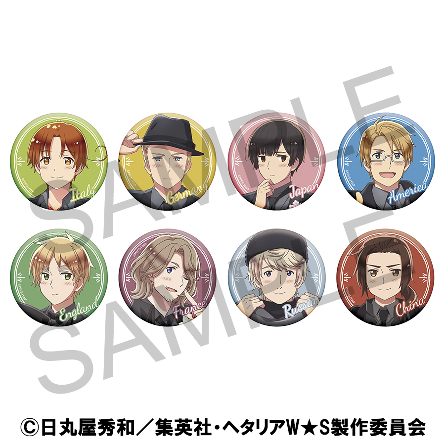 ヘタリア World★Stars キャラバッジコレクション | HobbyScope